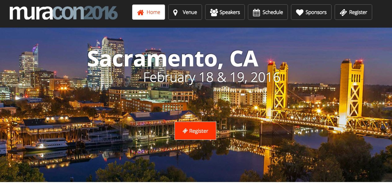 MuraCon 2016 - Mura CMS ColdFusion CMS Conference